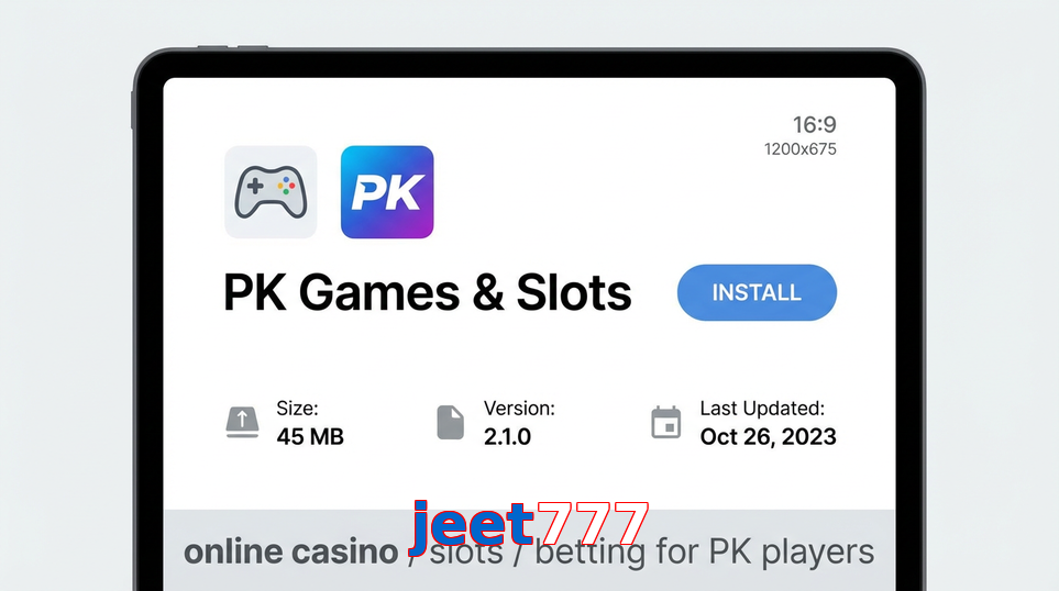 Game list for Jeet777 gameapk section