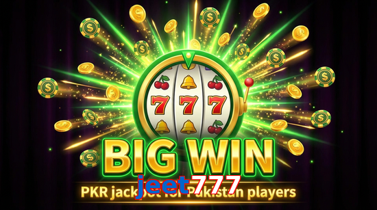 Big win animation on Jeet777 slot game
